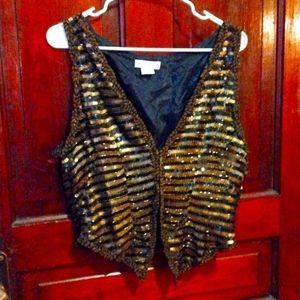 Vintage Sequin Vest